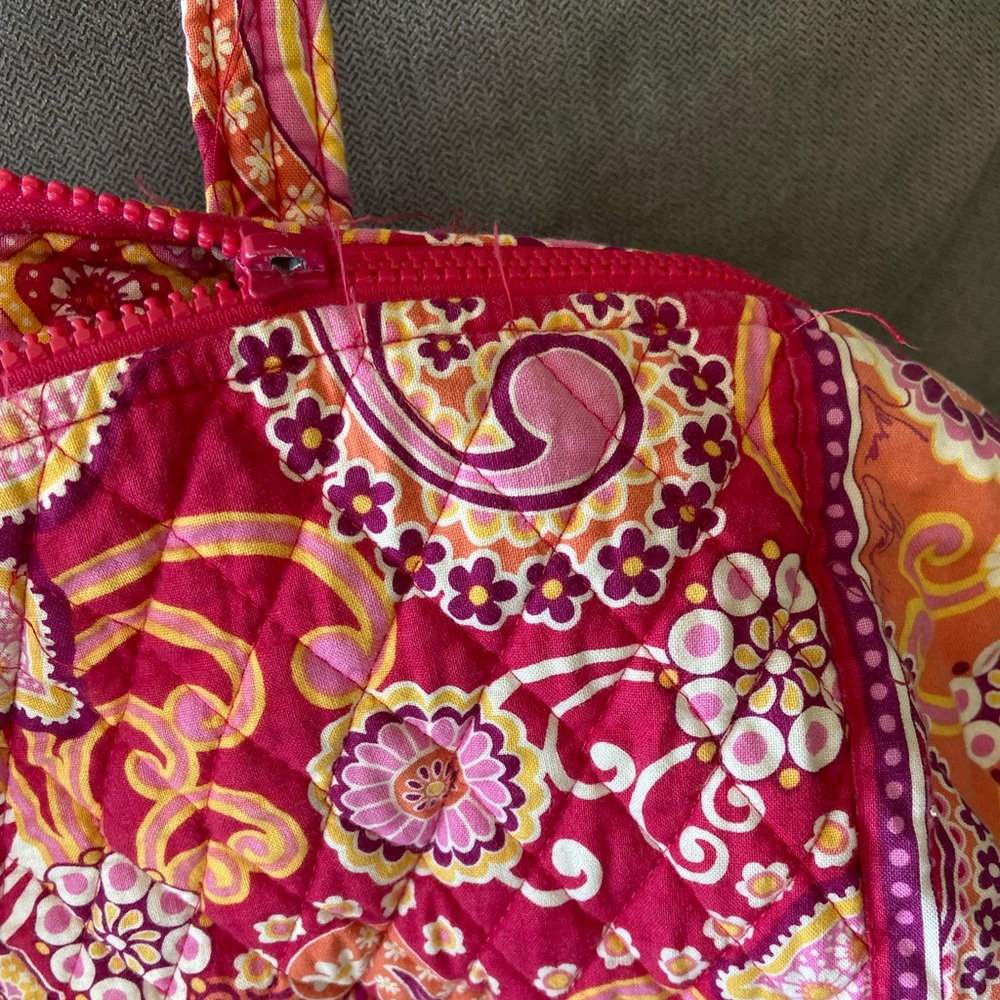 Vera Bradley Raspberry Fizz Overnight Duffel Bag - Picture 3 of 7